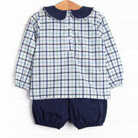 Effortless Days Bloomer Set, Blue