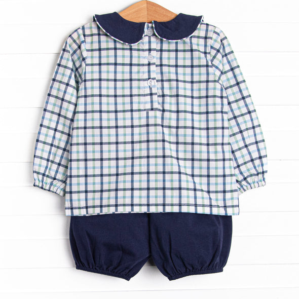 Effortless Days Bloomer Set, Blue