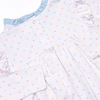 Mary Multidot Legging Set, Blue