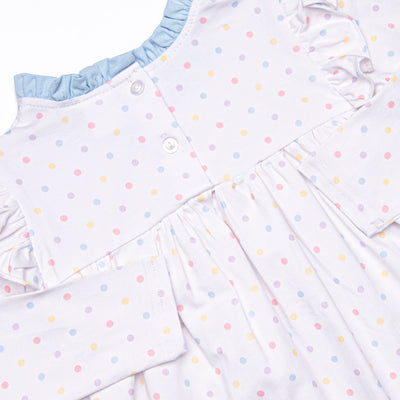 Mary Multidot Legging Set, Blue