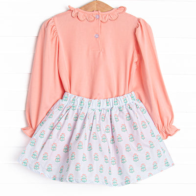 Medallion Memories Skirt Set, Pink