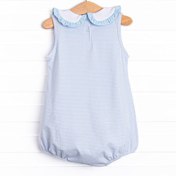 Freshly Picked Petals Applique Bubble, Blue