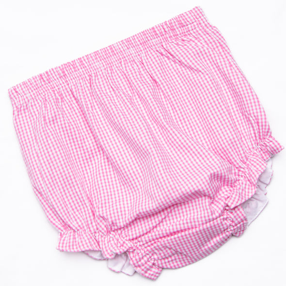 Friendly Fish Applique Diaper Set, Pink