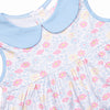 Blooms in the Breeze Ruffle Short Set, Blue