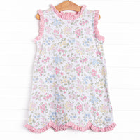 Lace and Lillies Dress, Pink