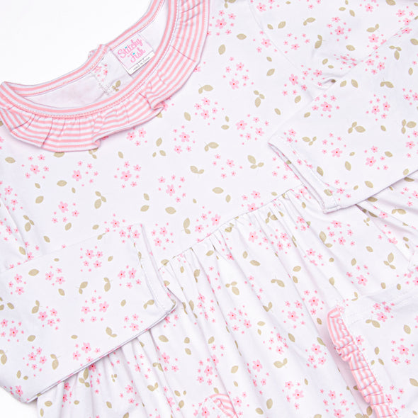 Saffron Stripes Dress, Pink