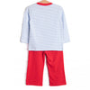 Play Ball Pup Applique Pant Set, Red