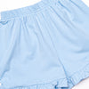 Blooms in the Breeze Ruffle Short Set, Blue