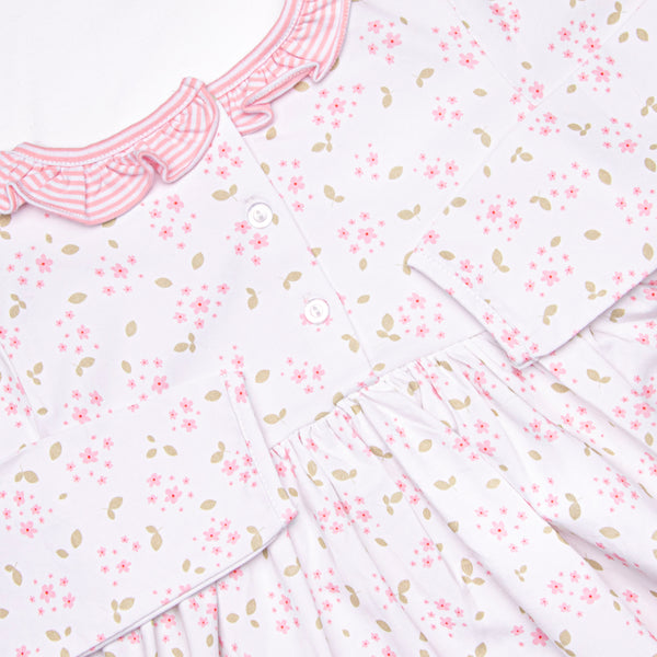 Saffron Stripes Dress, Pink