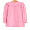 Samantha Scalloped Collar Long Sleeve Top, (2 Colors)