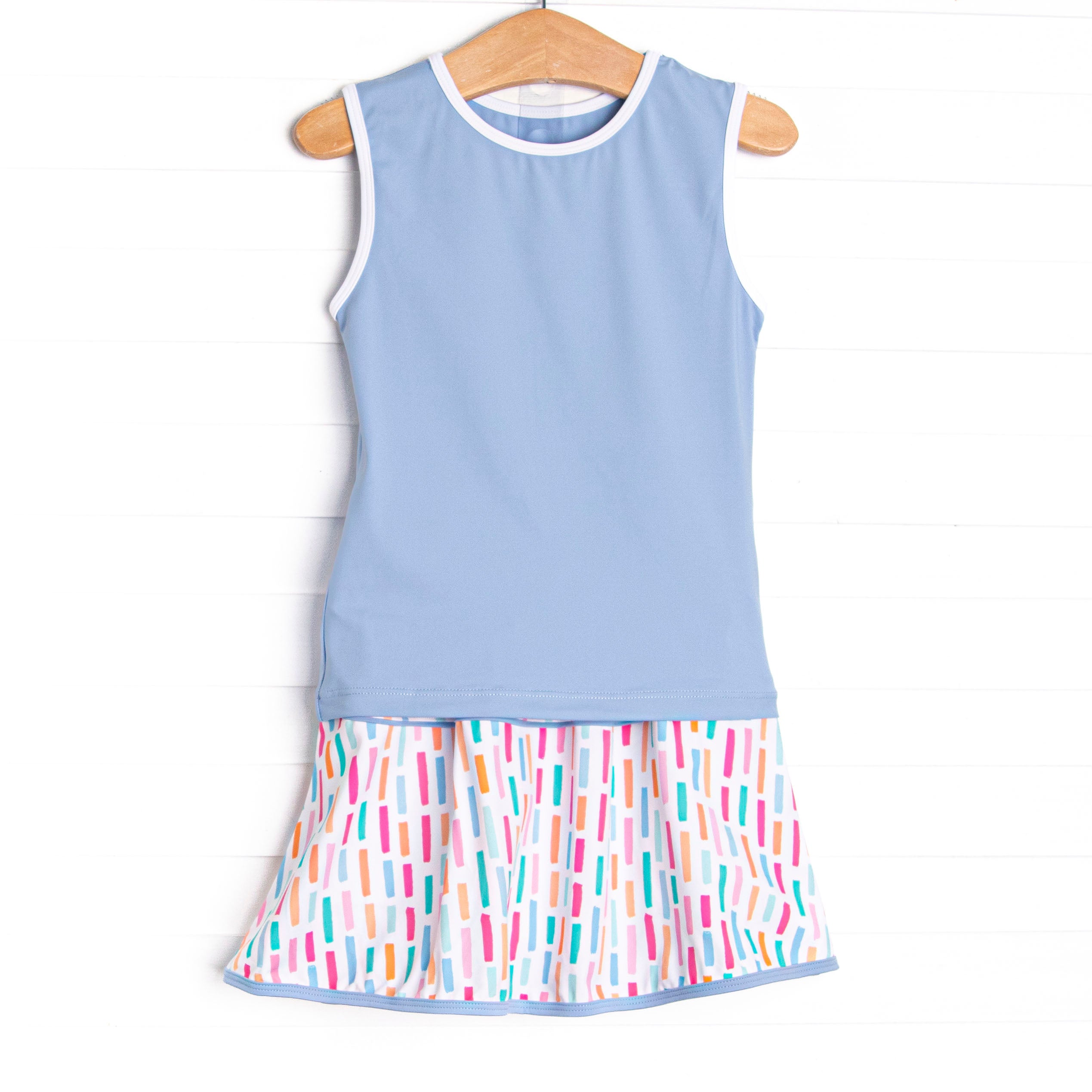 Shelby Skort Set, Blue – Stitchy Fish