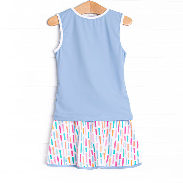 Shelby Skort Set, Blue