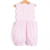 Cool Off Cart Applique Bubble Romper, Pink