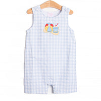 By the Beach Applique Jon Jon, Blue