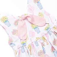 Garden Party Petals Ruffle Short Set, Pink