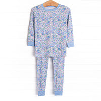 Baltimore Blues Bamboo Pajama Set, Blue