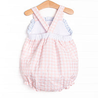 By the Beach Applique Bubble, Pink