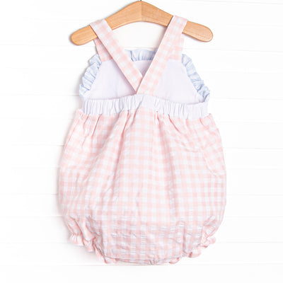 By the Beach Applique Bubble, Pink