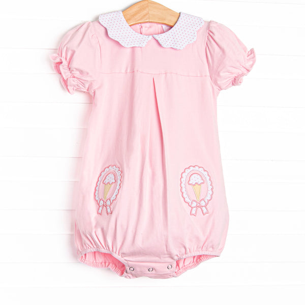 Soft Serve Silhouette Applique Bubble, Pink