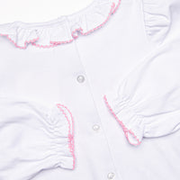 Triple the Love Applique Skirt Set, Pink