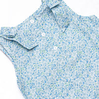 In the Grove Scalloped Dress, Blue