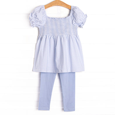 Blue Bell Skies Legging Set, Blue