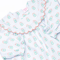 Medallion Memories Diaper Set, Blue