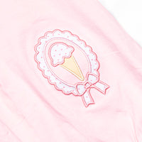 Soft Serve Silhouette Applique Dress, Pink