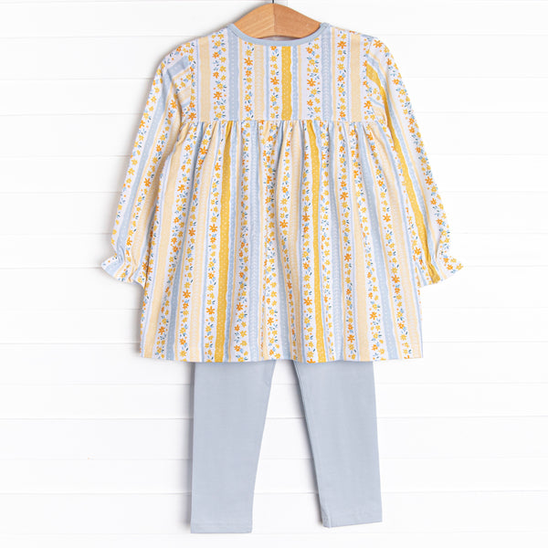 Quilted Quinn Legging Set, Yellow