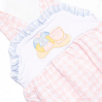 By the Beach Applique Bubble, Pink