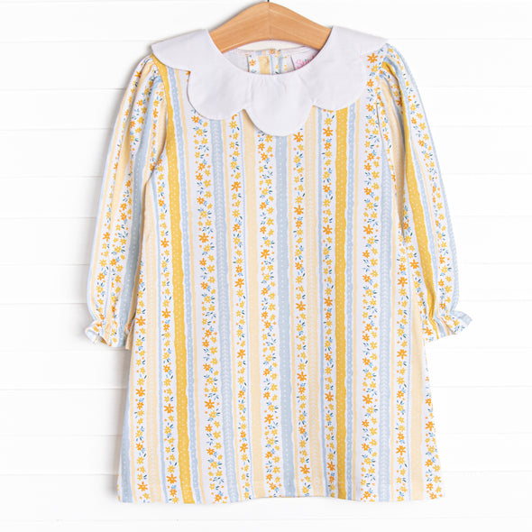 Quilted Quinn Dress, Yellow
