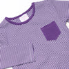 Down, Set, Hike Long Sleeve Short Set, Purple