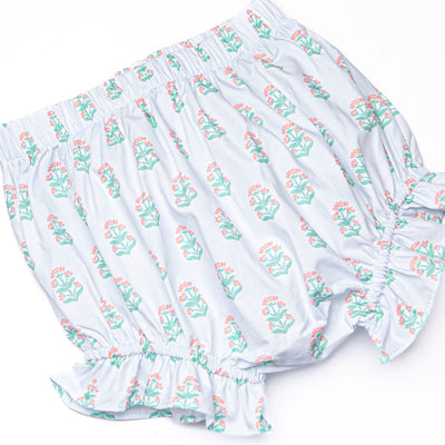 Medallion Memories Diaper Set, Blue