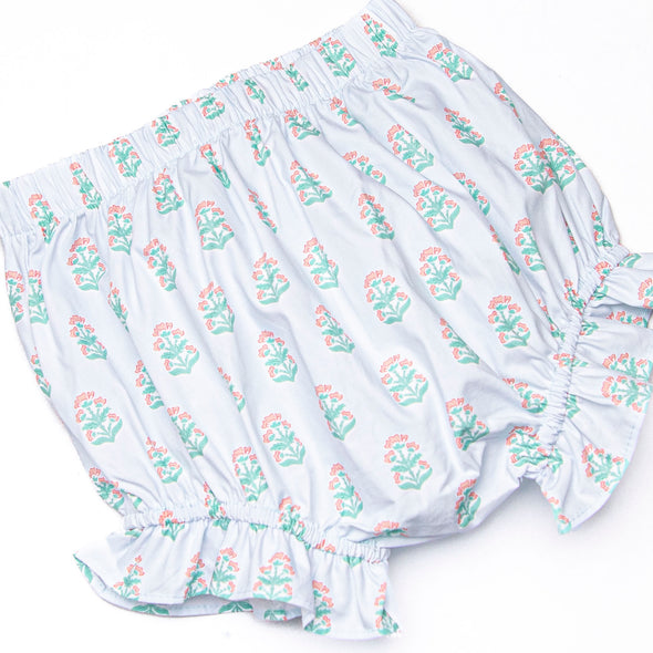 Medallion Memories Diaper Set, Blue