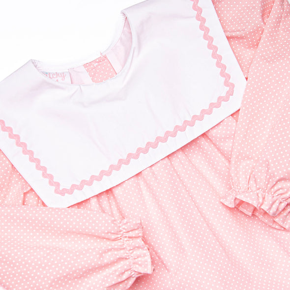 Polly Polka Dot Bloomer Set, Pink