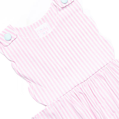 Cool Off Cart Applique Bubble Romper, Pink
