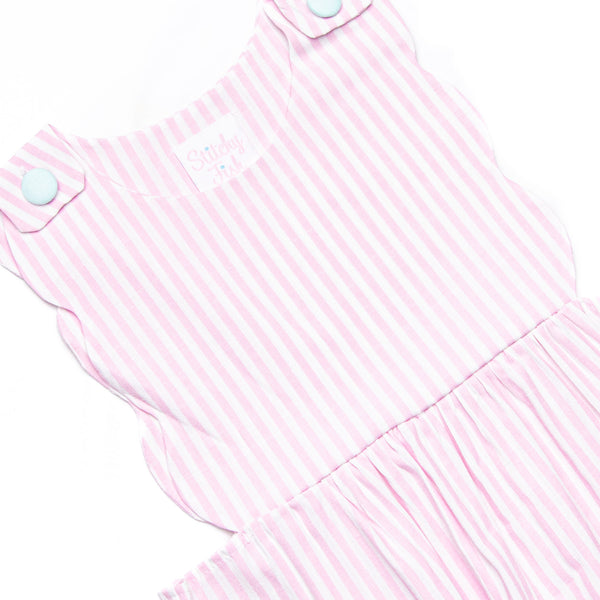 Cool Off Cart Applique Bubble Romper, Pink