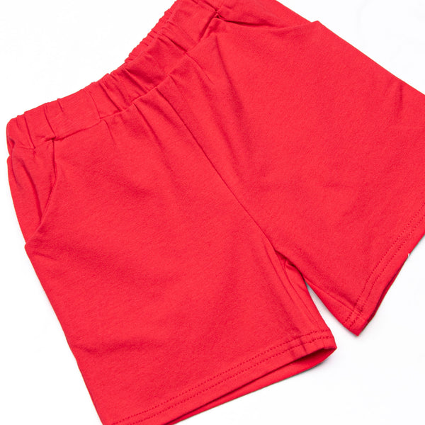 Heavy Haul Applique Short Set, Blue Stripe