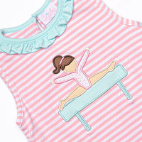 Balance Beam Applique Bubble, Pink