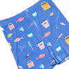 Rest and Reels Bamboo Pajama Short Set, Blue