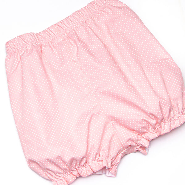 Polly Polka Dot Bloomer Set, Pink
