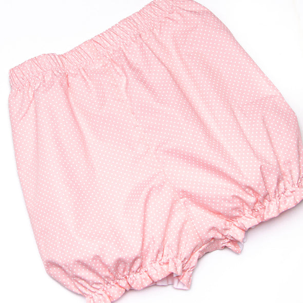 Polly Polka Dot Bloomer Set, Pink