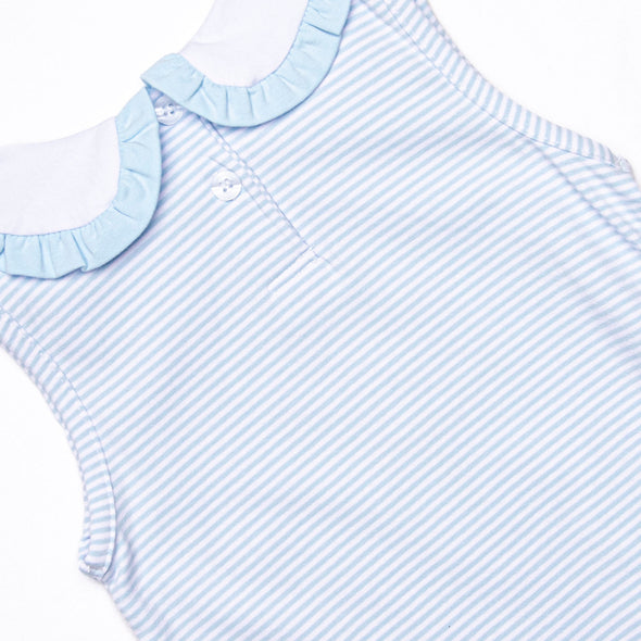 Freshly Picked Petals Applique Bubble, Blue