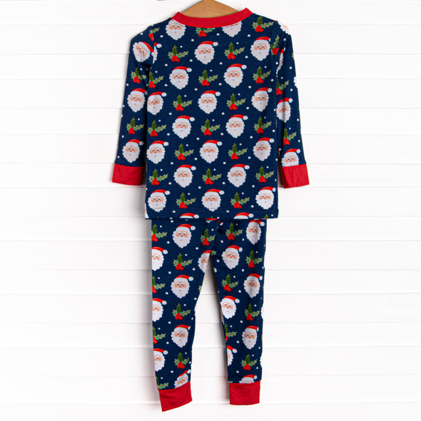 Christmas Eve Bamboo Pajama Set, Blue