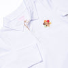 Thanksgiving Day Embroidered Polo Pant Set, Tan