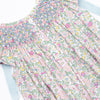 Blooming Bows Smocked Bubble, Blue