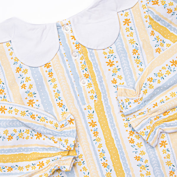 Quilted Quinn Dress, Yellow