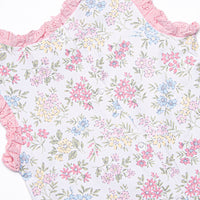 Lace and Lillies Diaper Set, Pink