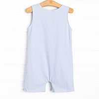 Heavy Haul Applique Jon Jon, Blue Stripe