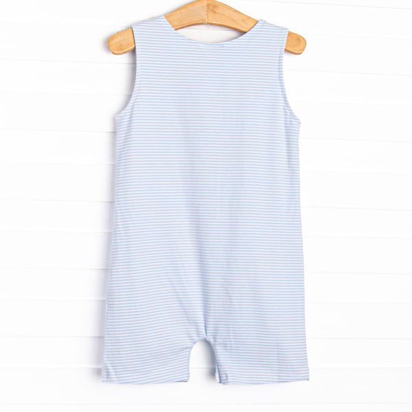 Heavy Haul Applique Jon Jon, Blue Stripe